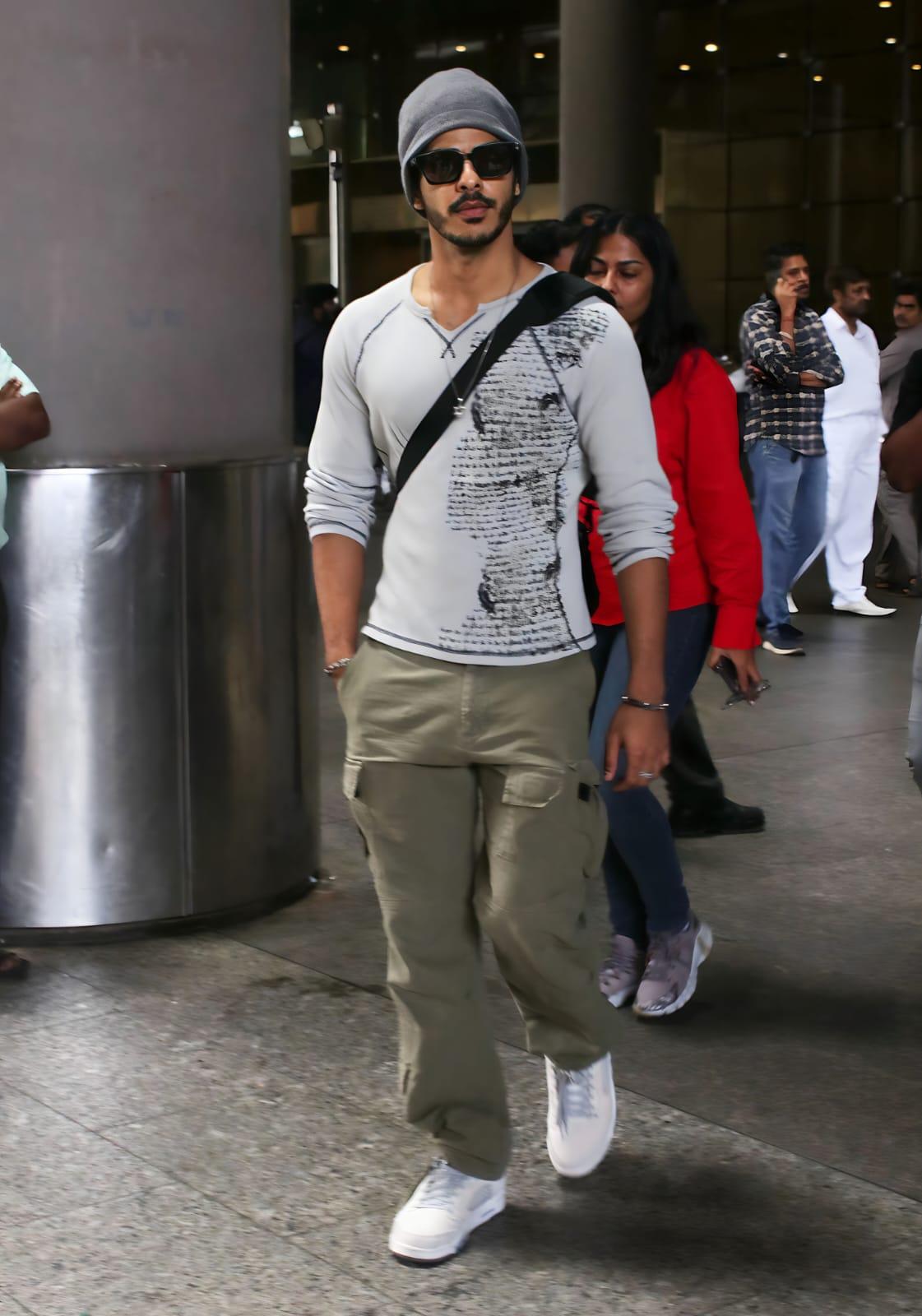 Witness Bollywood's rising star, Ishaan Khatter, as he brings his infectious energy and charismatic persona to the airport